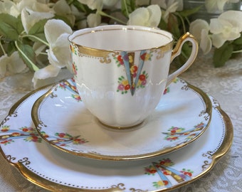 Royal Albert Crown china tea trio