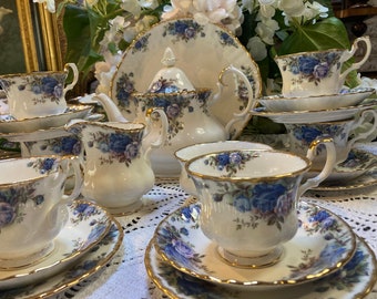 Royal Albert “Moonlight Roses “ tea set