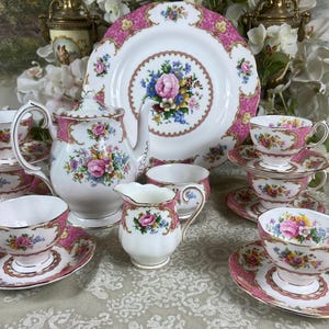 Royal Albert Lady Carlyle coffee set