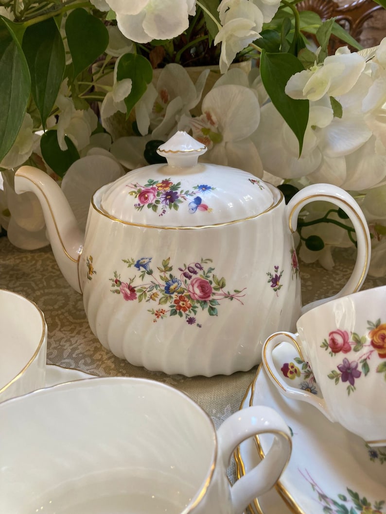 Minton marlow Tea Set Etsy