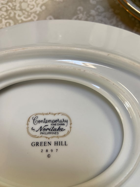 Vintage Noritake “green Hill “ Dinner Set - Etsy
