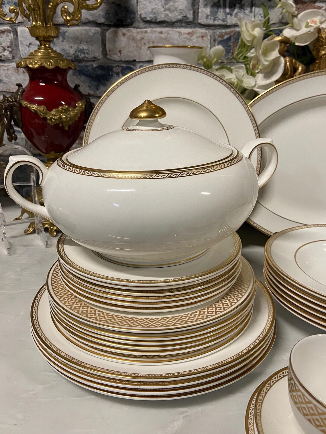 Vintage Royal Doulton Henley Pattern Dinner Set - Etsy