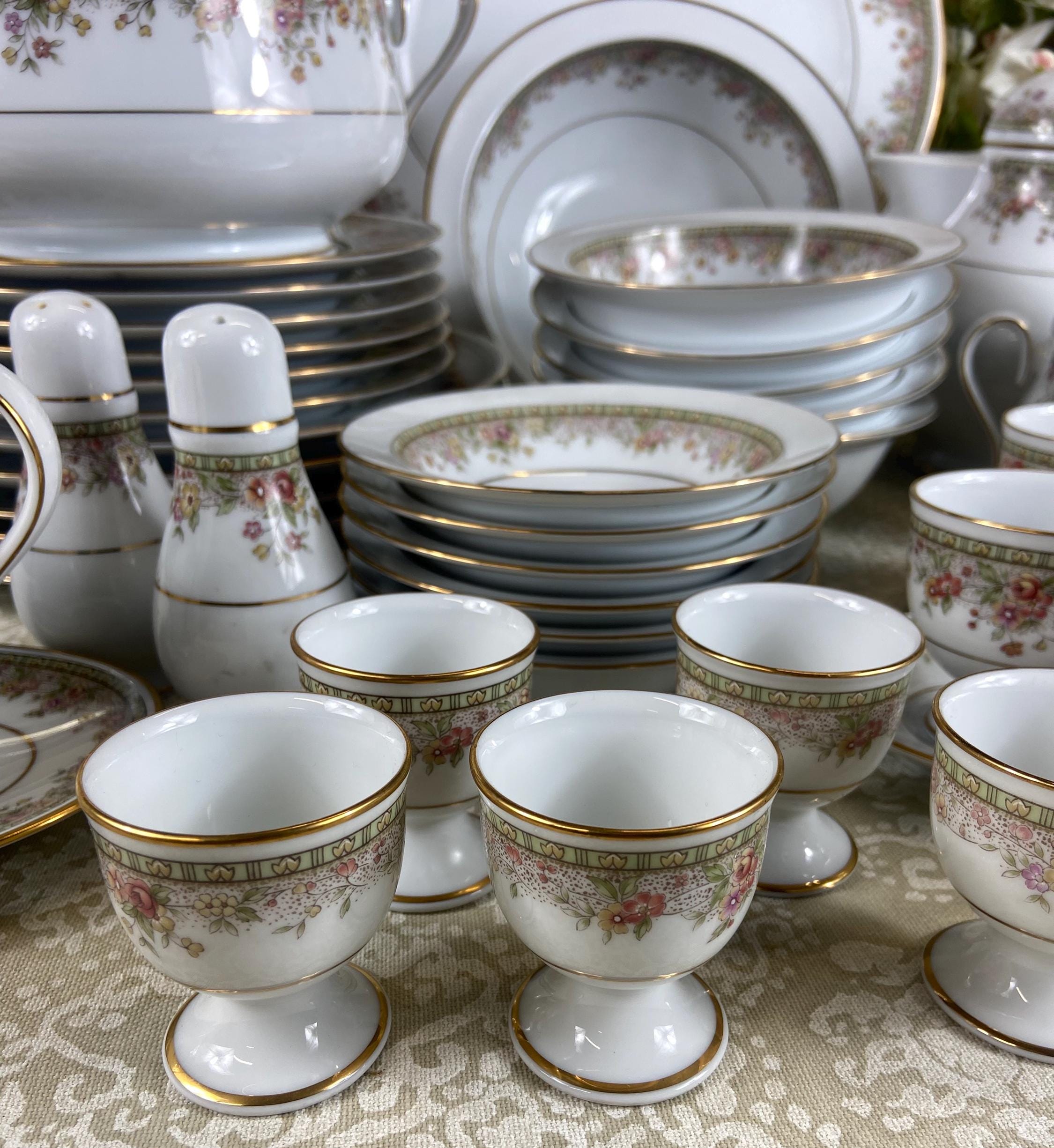Vintage Noritake Ireland Morning Jewel Dinner Set - Etsy
