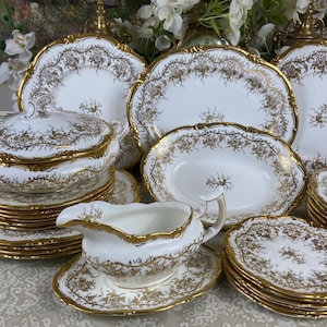 Coalport Anniversary Dinner Set - Etsy