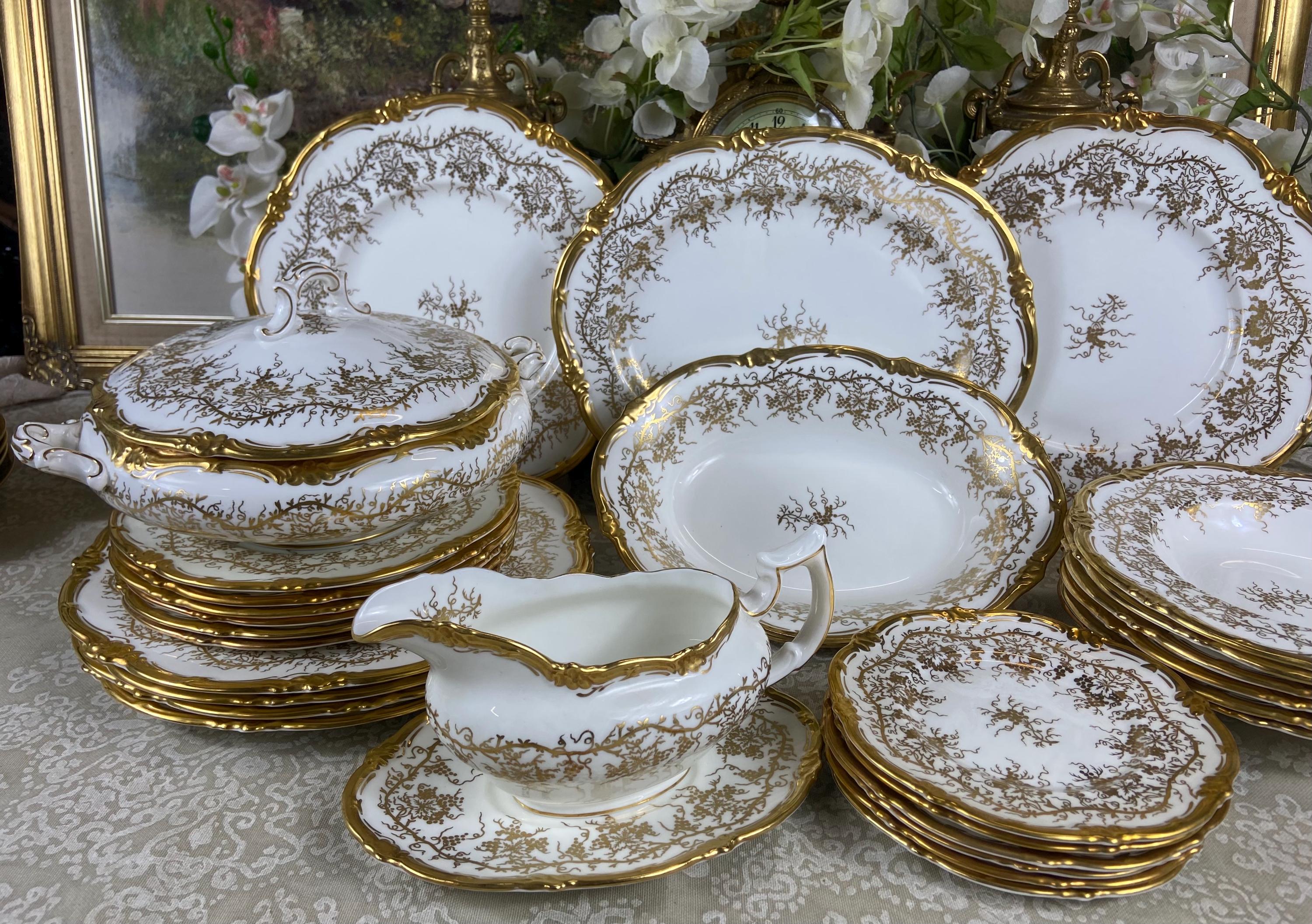 Coalport Anniversary Dinner Set - Etsy Canada