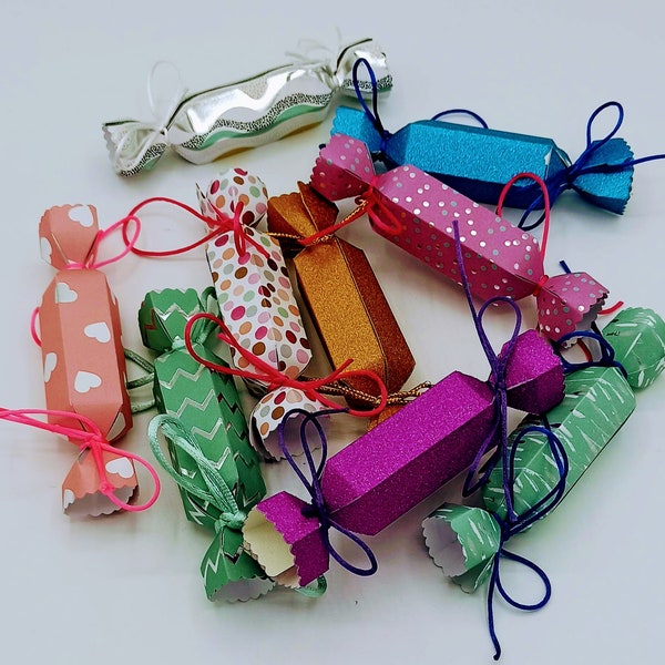 Geldgeschenk Bonbon - in transparenter Geschenktasche mit kleinen Extras und Karte