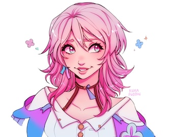March 7th | Honkai Star Rail | Sqaure Glossy Print