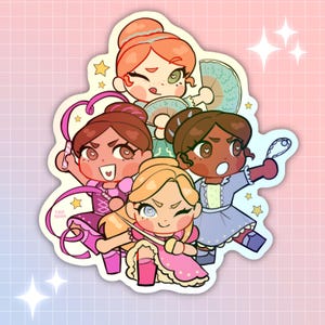 3 Musketeers | Barbie | Holographic Sticker