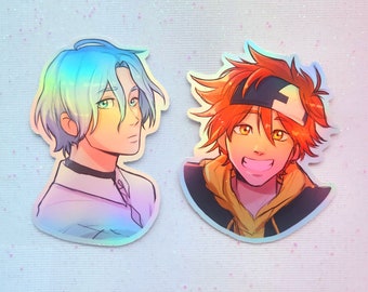 SK8 THE INFINITY | Reki & Langa Stickers | Holographic + Glossy