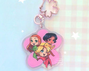 Alex, Sam & Clover | Totally Spies | Keychain