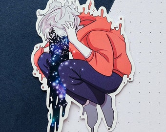 Negative Ink Oc Sticker | Waterproof Glossy Vinyl,  Diecut Sticker