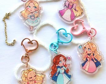 Princess Classics | Holographic Keychains