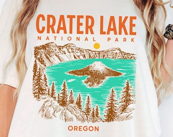 Crater Lake National Park T-Shirt: Oregon Adventure, Nature Lover Gift