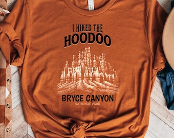 Bryce Canyon National Park Geology T-Shirt | Hoodoo Rock Formation Tee | Utah Gift Apparel | Southwest Travel Gift, Geological Wonders Shirt