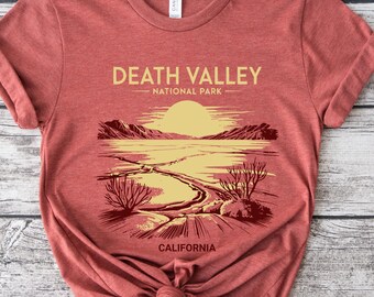 Death Valley National Park Graphic Tee, Nature Lover Shirt, Unisex Adventure Tee, Vintage Style T-Shirt, Gifts for Hikers, Outdoor Apparel