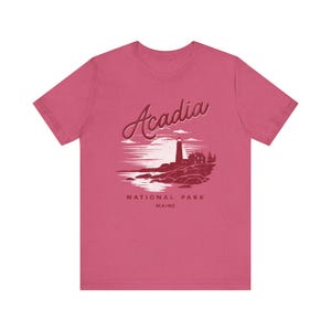 Acadia National Park Tee, Vintage Outdoor T-Shirt for Nature Lovers, Casual Summer Wear, Gift for Hikers, Travel Souvenir image 7