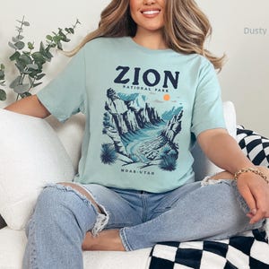 Zion National Park Utah Graphic Tee | Unisex Jersey Short Sleeve Shirt, Nature Lover Gift, Adventure Apparel, Utah Souvenir