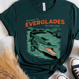 Everglades National Park T-Shirt, Nature Lover Shirt, National Park Gift, Outdoor Enthusiast Apparel, Travel Souvenir Top, Eco-Friendly Tee