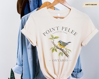 Vintage 2000 Wild Cotton Bird Shirt Double Sided Nature Print T