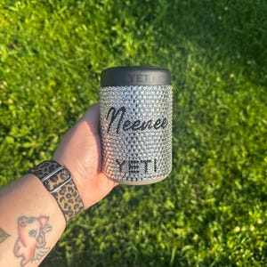 Yeti 12 oz Colster® Dosenkühler personalisierte Strass | Yeti | Getränke | Bling Koozie | Kann Koozie | Geschenkideen | Geschenk zum Geburtstag
