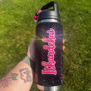 26 oz Yeti Rhinestone Water Bottle | Personalized | Rhinestone