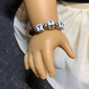 Swiftie Doll Friendship Bracelets for 18 inch dolls such as American Girl Dolls: Showgirl, T+S, Swiftie, Eras, TS <3 TK, TTPD | stretch cord image 15