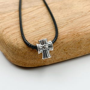 Silver Cross ,Unique Cross necklace, Christian gifts, Handmade jewelry silver Sterling Silver Cross Necklace, Religious Jewelry Gift,