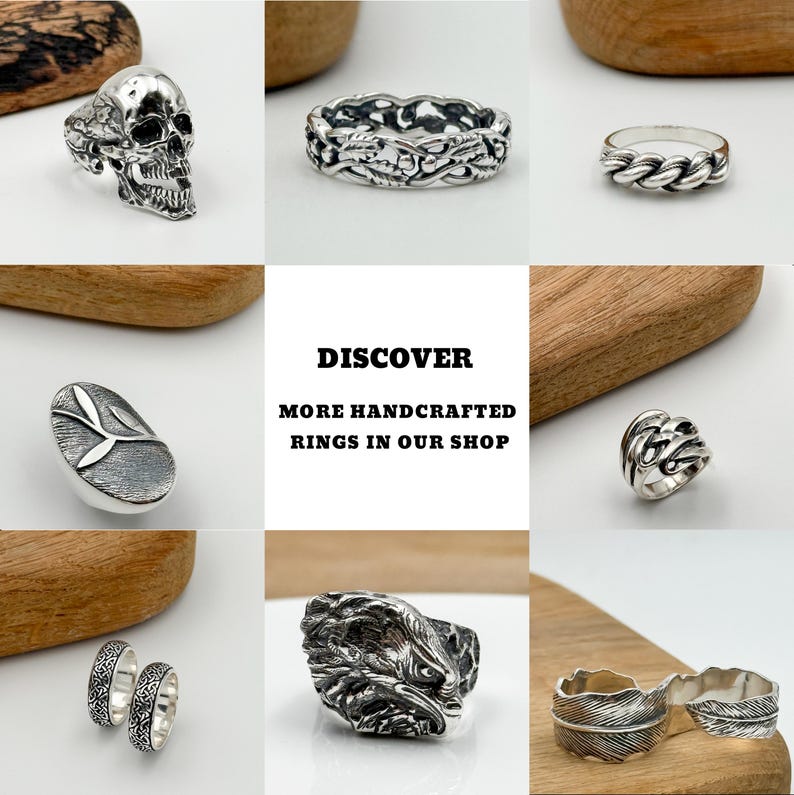 Sterling Silver Celtic Knot Ring: Unisex Symbolic Jewelry image 12