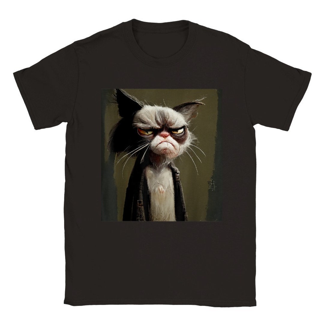 Meh Cat Shirt for Cat Lovers Tshirt Etsy