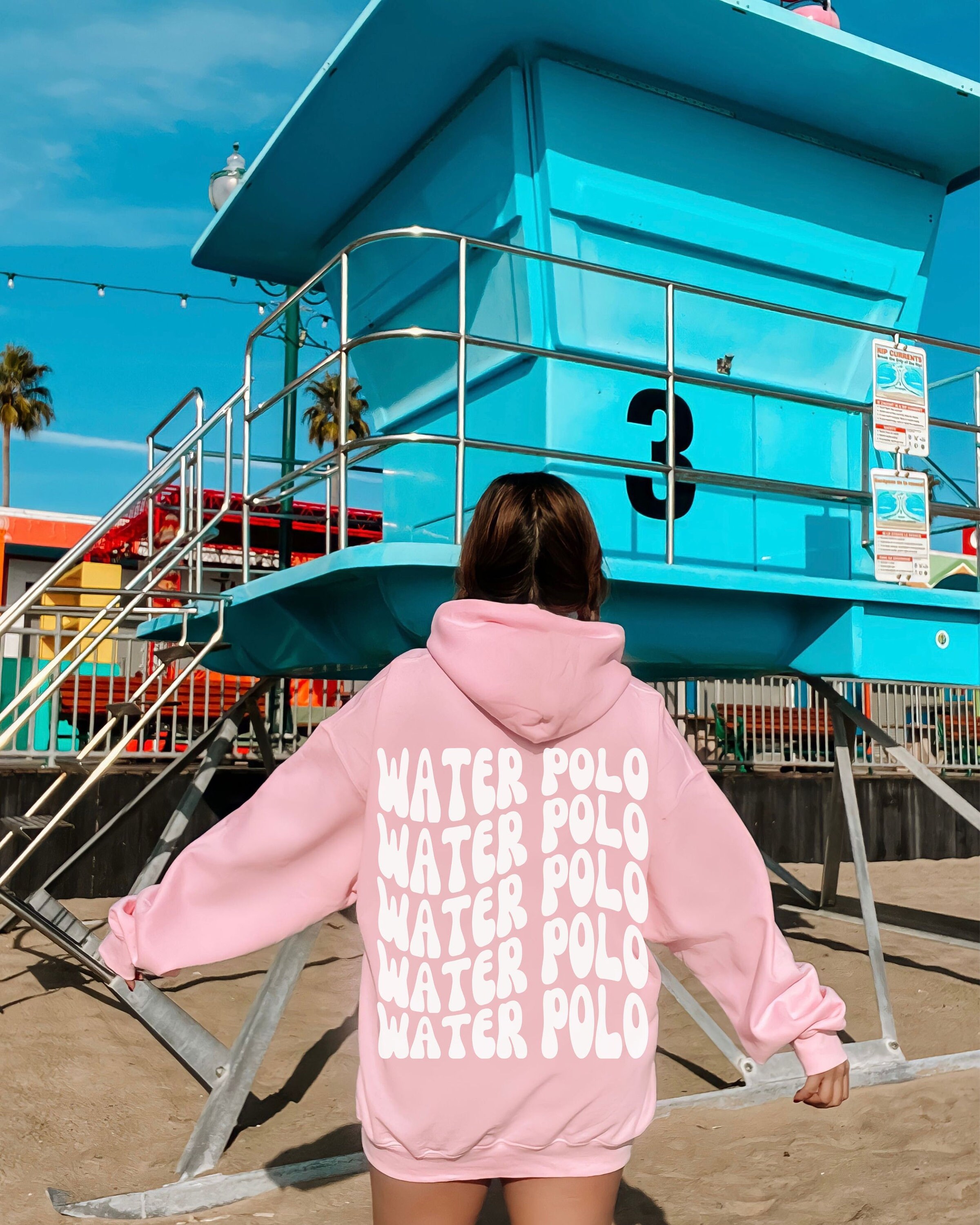 Water Polo Sweatshirt, Gift for Water Polo Player, Water Polo Team Hoodie, Water Polo Mom