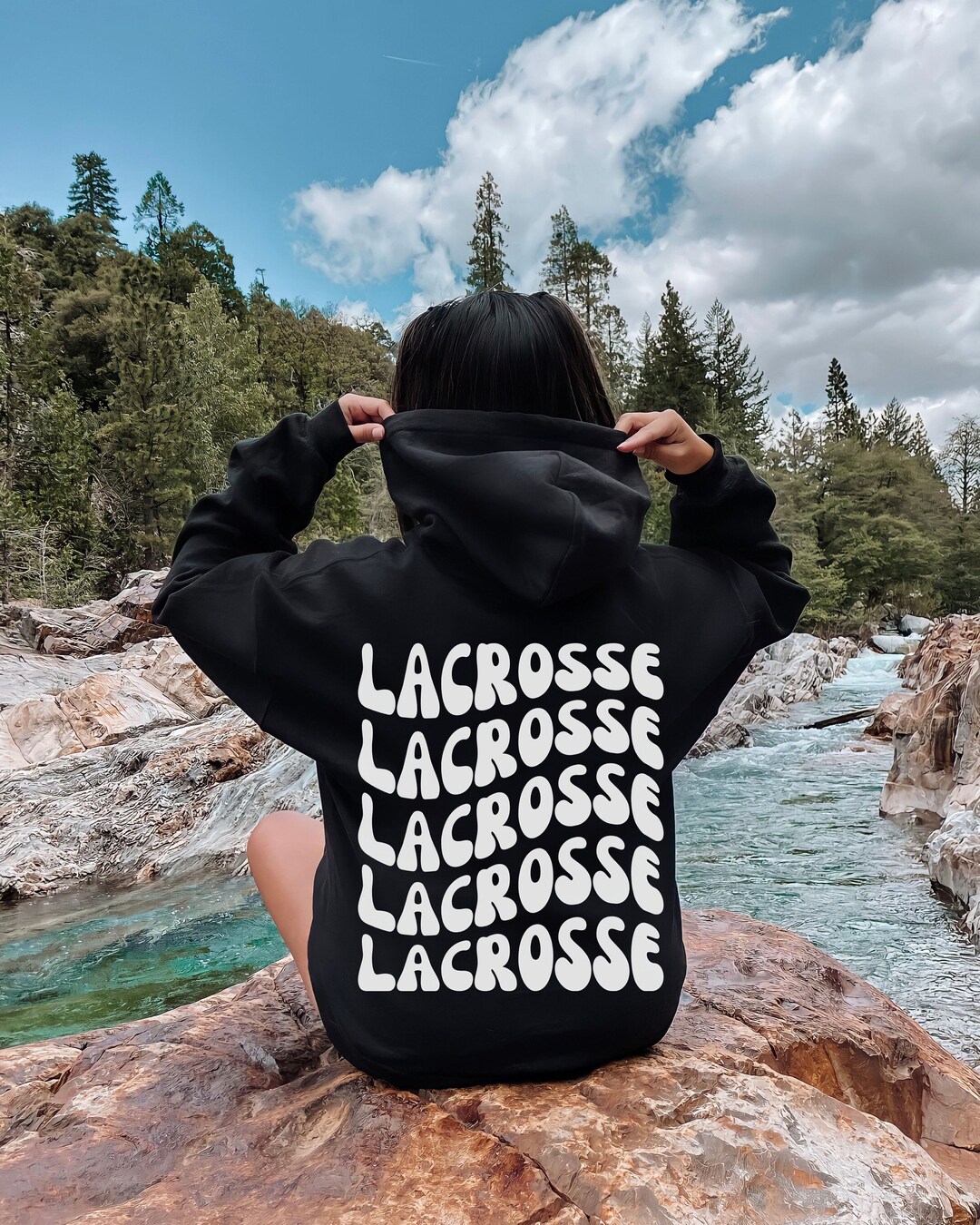 Lacrosse Sweatshirt LAX Player Hoodie Lacrosse Mom Pullover Etsy