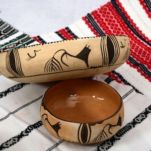 Romanian Pottery,Cucuteni-Tripolie(Ukraine,Republic of Moldova), Romanian Folk Art, Handmade Pottery, , Clay, Bowls, Neolithic