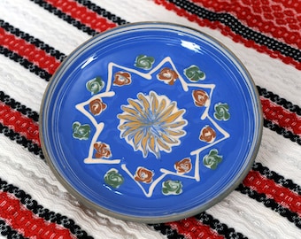 Plate, Horezu Plate, Romanian Pottery, UNESCO Patrimony, Clay, Handmade , Tableware, Dish