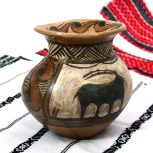Vase, Cucuteni-Tripolie(Romania, Ukraine,Republic of Moldova), Romanian Folk Art, Handmade Pottery, Clay, Neolithic, Decorative Vase