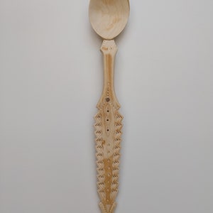 Carved Cherry Wooden Spoon