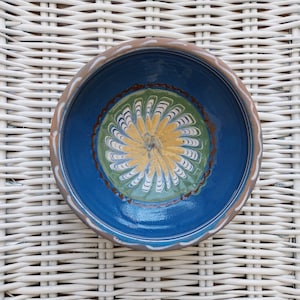 Bowl, Horezu Pottery, Romanian Pottery, Clay, Handmade, Dining / Kitchen Serving, Home Decor