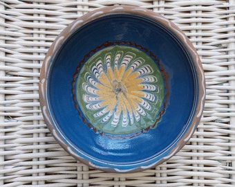 Bowl, Horezu Pottery, Romanian Pottery, Clay, Handmade, Dining / Kitchen Serving, Home Decor