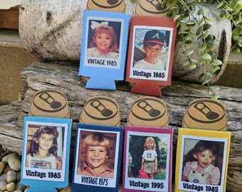 Personlig burkkylare Vintage 1980 1990 1970 roliga födelsedagspresenter 45-årsdag 35-årsdag 55-årsdag 25-årsdag Flaska smal burk
