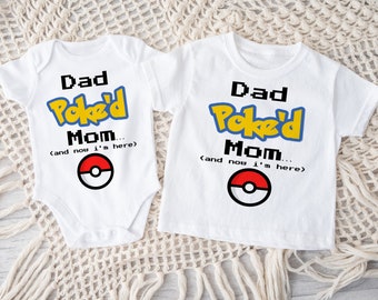 Divertente papà che ha colpito la mamma con un bavaglio, maglietta con cappuccio da gamer, TUTINA SUPER MORBIDA per neonati ® di Gerber®, regalo per baby shower, maglietta per bambini, umorismo, nerd, genitori