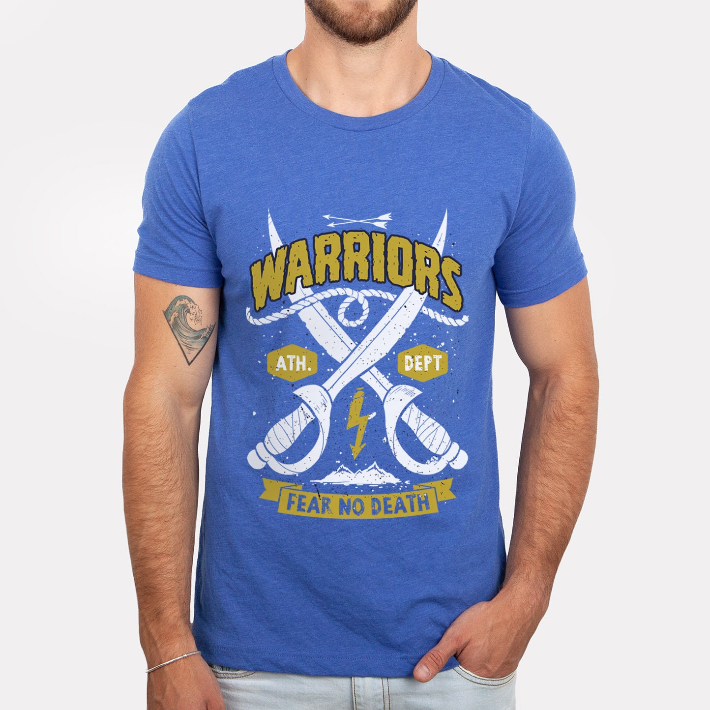 Warriors Tshirt, Knight Tshirt, Swords Shirt, Strong Motivation Shirt