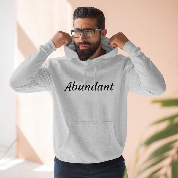 Unisex premium pullover abundant hoodie