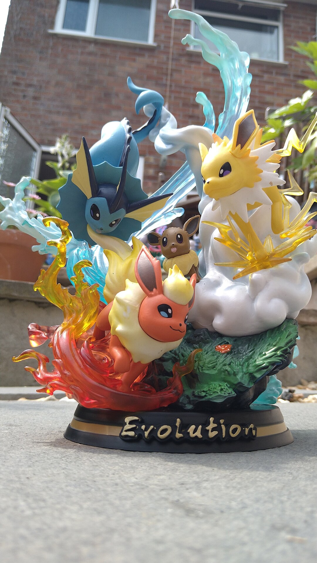 Pokemon Evolutions LED Statue Eevee Vaporeon Flareon Etsy