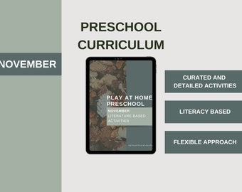 Förskoleaktiviteter i november, Litteraturbaserad förskola, Lekbaserade förskoleaktiviteter