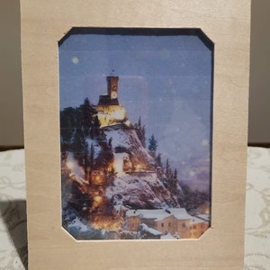 Wooden photo frame 10x15