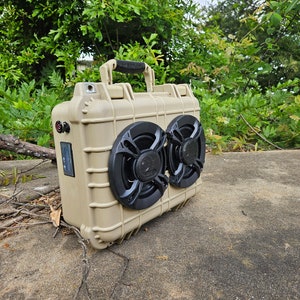 Custom Hard Case Bluetooth Speaker - 3 way (5.25 inch each)