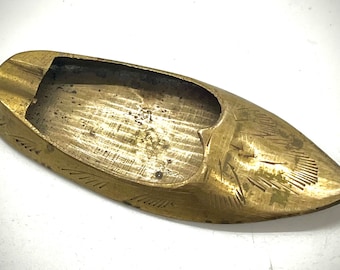 Brass Shoe Ashtray | India