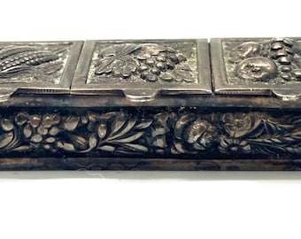 Silver Pillbox | Three Compartments