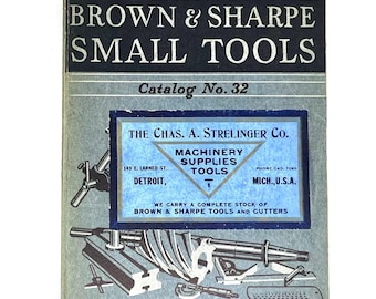 Brown and Sharpe Small Tools Catalog | Great Pictures