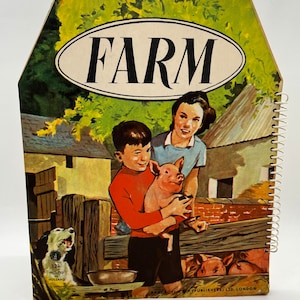 Farm | Children&#39;s Book | 1950’s Children&#39;s Book