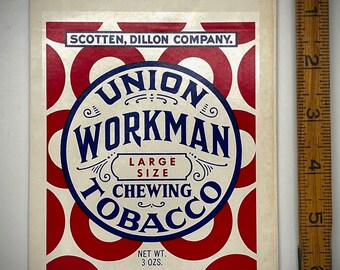 Union Workman Chewing Tobacco Pouch | Unused